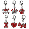 Rhinestone Dog Collar Charms