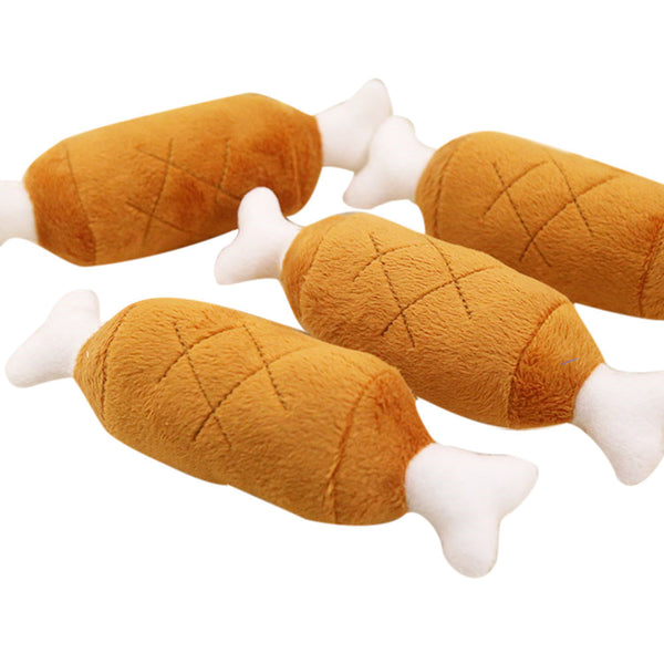 Chicken drumstick plush toy