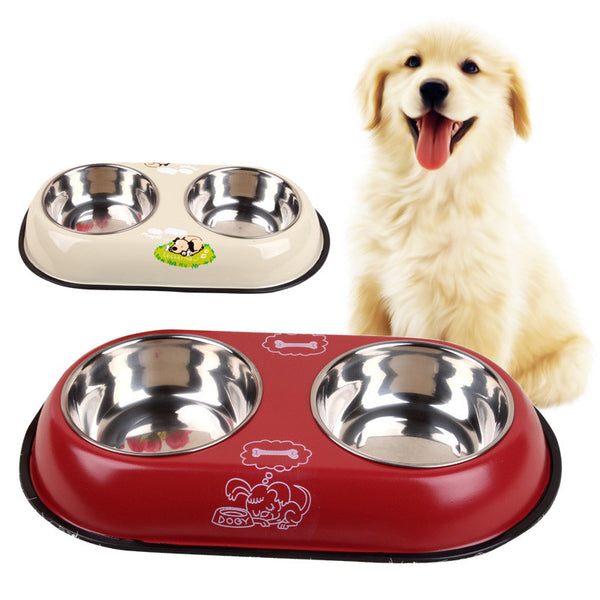 2-in-1 Food and Water Dish